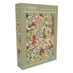 Gibsons The Art File - Woodland Wildlife 1000 Piece Jigsaw Puzzle -All Jigsaw Puzzles G7217ArtFileWoodlandWildlifeBox