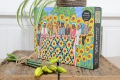 Faith Ringgold: The Sunflower Quilting Bee At Arles 1000 Piece Puzzle -All Jigsaw Puzzles GAL70067 Sunflower Quilting Bee 1000 piece jigsaw puzzle 5