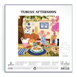 Tuscan Afternoon 500 Piece Puzzle -All Jigsaw Puzzles GAL83609 Tuscan Afternoon 500 Piece Jigsaw Puzzle Box 2
