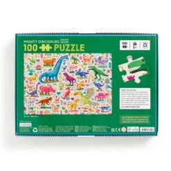 Mighty Dinosaurs 100 PiecePuzzle 10 Mighty Dinosaurs 100 PiecePuzzle -All Jigsaw Puzzles GAL83906 Mighty Dinosaurs 100 Piece Jigsaw Puzzle Box 1