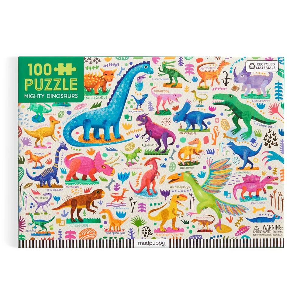 Mighty Dinosaurs 100 PiecePuzzle 4 Mighty Dinosaurs 100 PiecePuzzle - Image 2