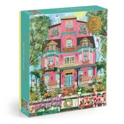 Joy Laforme Capeside Victorian 1000 Piece Foil -All Jigsaw Puzzles GAL84675 Capeside Victorian 1000 Piece Jigsaw Puzzle Box