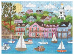 Joy Laforme Harbor By TheSea 1000 Piece Puzzle -All Jigsaw Puzzles GAL84859 Harbor By The Sea 1000 Piece Jigsaw Puzzle