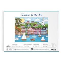 Joy Laforme Harbor By TheSea 1000 Piece Puzzle -All Jigsaw Puzzles GAL84859 Harbor By The Sea 1000 Piece Jigsaw Puzzle Box 2