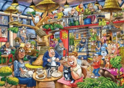 Jumbo Wasgij Mystery 28 Feline Frenzy 1000 Piece Jigsaw Puzzle
