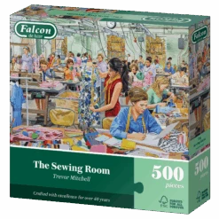 The Sewing Room 500 Piece Jigsaw Puzzle -All Jigsaw Puzzles J500132 falcon de luxe the sewing room 500 piece jigsaw puzzle box 4