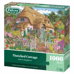 Thatched Cottage 1000 Piece Jigsaw Puzzle -All Jigsaw Puzzles J500137 falcon de luxe thatched cottage 1000 piece jigsaw puzzle box 3