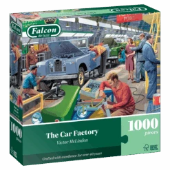 The Car Factory 1000 Piece Jigsaw Puzzle -All Jigsaw Puzzles J500138 falcon de luxe the car factory 1000 piece jigsaw puzzle box 3