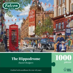 The Hippodrome 1000 Piece Jigsaw Puzzle -All Jigsaw Puzzles J500139 falcon de luxe the hippodrome 1000 piece jigsaw puzzle box 1
