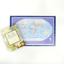Personalised World Map 400 Piece Puzzle 21 Personalised World Map 400 Piece Puzzle -All Jigsaw Puzzles JHCUK 2024 your year your world 400 piece world map jigsaw puzzle and box