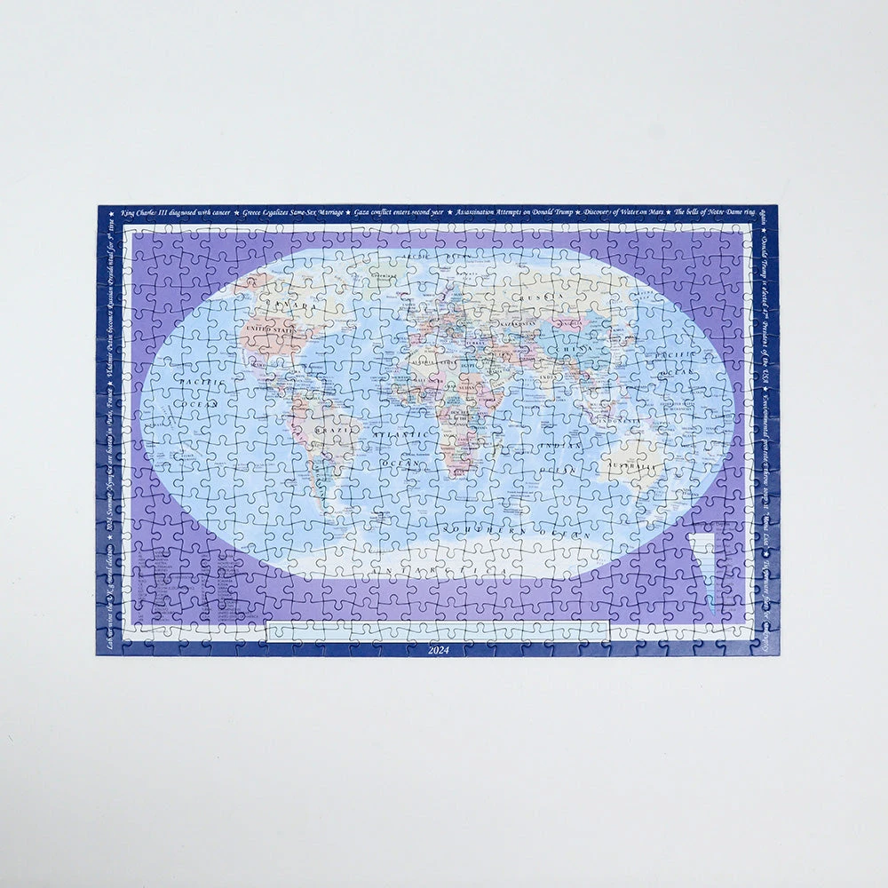 Personalised World Map 400 Piece Puzzle 15 Personalised World Map 400 Piece Puzzle - Image 13