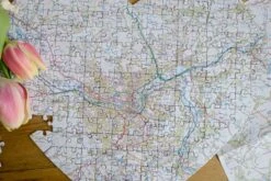 Hometown Heart-Shaped UK Map Jigsaw -All Jigsaw Puzzles JIGLRH Heart Shaped Map Jigsaw Puzzle 5