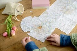 Hometown Heart-Shaped UK Map Jigsaw -All Jigsaw Puzzles JIGLRH Heart Shaped Map Jigsaw Puzzle 6