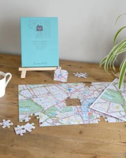 Hometown Personalised UK Map Jigsaw Puzzle -All Jigsaw Puzzles LON100 hometown 100 piece jigsaw puzzle