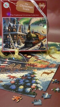 The Christmas Train 1000 Piece Jigsaw Puzzle -All Jigsaw Puzzles P1130353