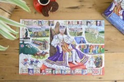 King Charles III Coronation According To Blower 1000 Or 300 Piece Jigsaw Puzzle -All Jigsaw Puzzles RWB10244 Blower Coronation 300 piece jigsaw puzzle 2