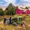 Eurographics Vintage Tractor Shaped Tin 550 Piece Jigsaw Puzzle
