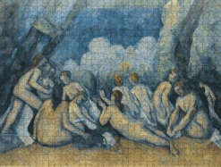 Bathers (Les Grandes Baigneuses) - National Gallery 1000 Piece Jigsaw Puzzle -All Jigsaw Puzzles WR AJP NG6359 Bathers Baigneuses 1000 Cezanne Jigsaw
