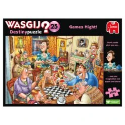 Jumbo Wasgij Destiny 25 Games Night! 1000 Piece Jigsaw Puzzle -All Jigsaw Puzzles a2b4f2bb f5f1 41af b62d e461035347b5