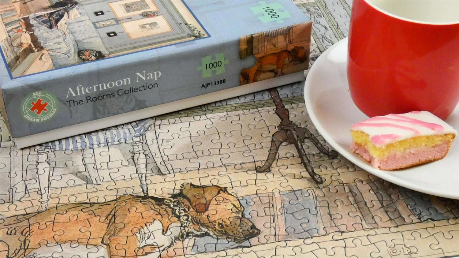 Afternoon Nap 1000 Piece Jigsaw Puzzle 6 Afternoon Nap 1000 Piece Jigsaw Puzzle - Image 4