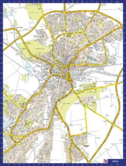 A To Z Map Of Lincoln 1000 Piece Jigsaw