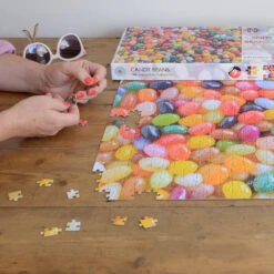 Candy Bean- Impuzzible No.9 -1000 Piece Jigsaw Puzzle -All Jigsaw Puzzles ajp Candy Bean Impuzzible No.9 1000piece lifestyle4 AJP10604