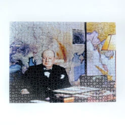 Imperial War Museums Churchill's 150th Anniversary 1000 Piece Jigsaw Puzzle -All Jigsaw Puzzles ajp IWM Churchill 150th 1000piece lifestyle1 AJP13533