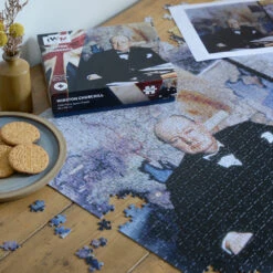 Imperial War Museums Churchill's 150th Anniversary 1000 Piece Jigsaw Puzzle -All Jigsaw Puzzles ajp IWM Churchill 150th 1000piece lifestyle6 AJP13533