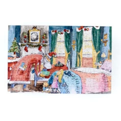 Santa's Special Delivery 100 Piece Jigsaw Puzzle -All Jigsaw Puzzles ajp Santa s Special Delivery 100piece lifestyle2 AJP13545
