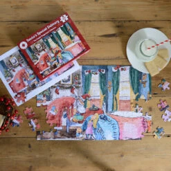 Santa's Special Delivery 100 Piece Jigsaw Puzzle -All Jigsaw Puzzles ajp Santa s Special Delivery 100piece lifestyle5 AJP13545