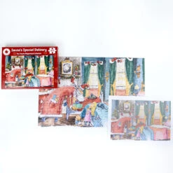 Santa's Special Delivery 100 Piece Jigsaw Puzzle -All Jigsaw Puzzles ajp Santa s Special Delivery 100piece lifestyle6 AJP13545