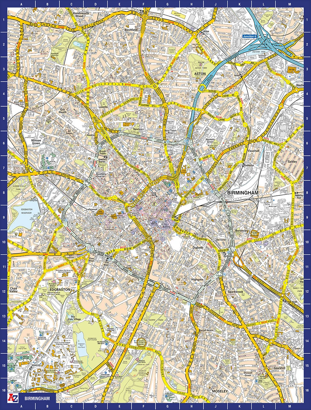 A To Z Map Of Birmingham 1000 Piece Jigsaw 3 A To Z Map Of Birmingham 1000 Piece Jigsaw