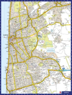 A To Z Map Of Blackpool 1000 Piece Jigsaw