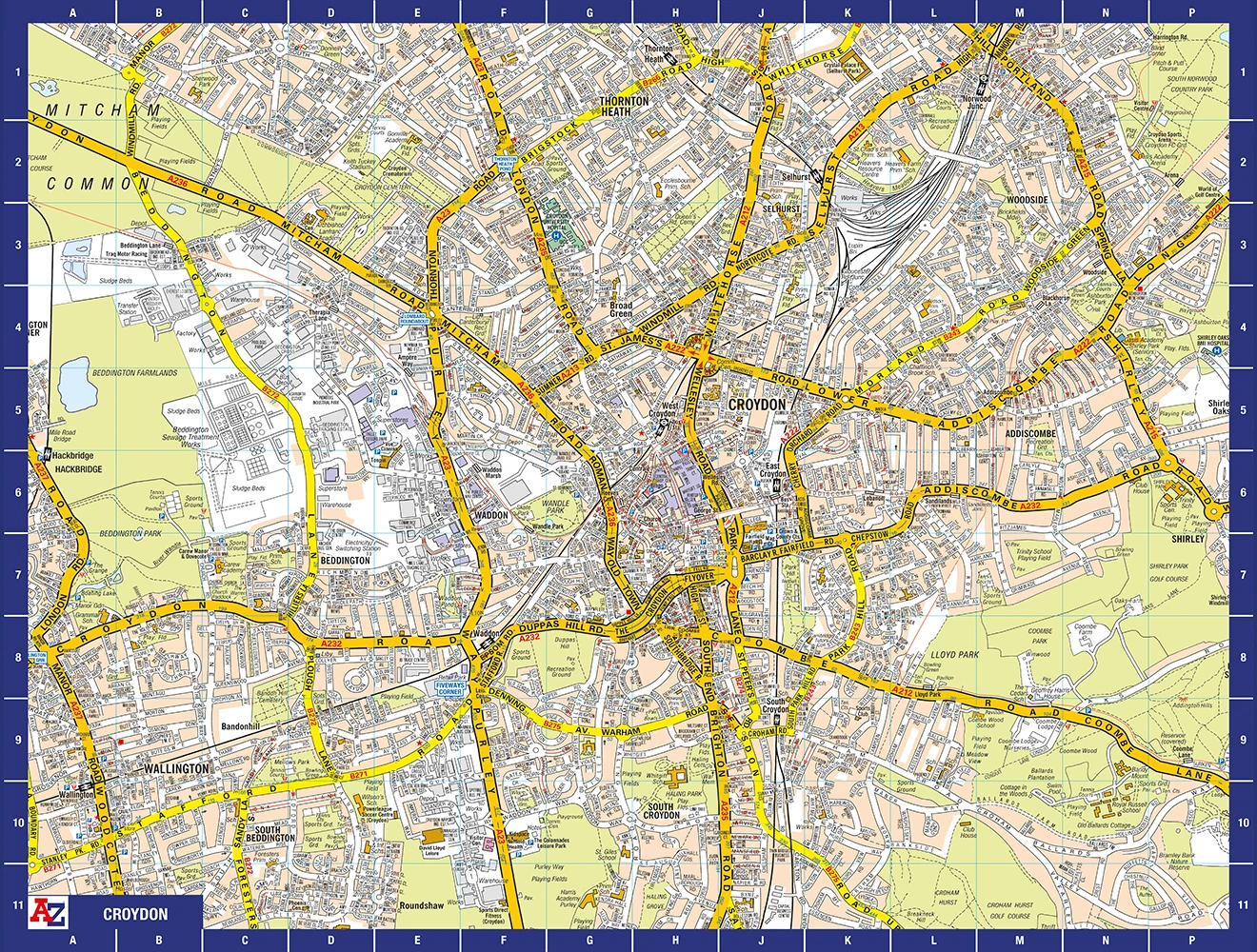 A To Z Map Of Croydon 1000 Piece Jigsaw 3 A To Z Map Of Croydon 1000 Piece Jigsaw