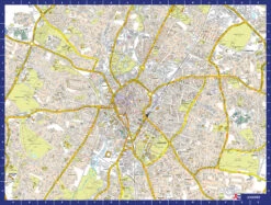 A To Z Map Of Leicester 1000 Piece Jigsaw