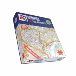 A To Z Map Of Norwich 1000 Piece Jigsaw -All Jigsaw Puzzles ajp a z norwich 1000 lid AJP13403