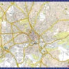 A To Z Map Of Nottingham 1000 Piece Jigsaw