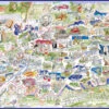 Map Of Gloucestershire - Tim Bulmer 1000 Piece Jigsaw Puzzle -All Jigsaw Puzzles ajp bulmer gloucestershire 1000 jig AJP10729