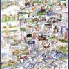 Map Of Hampshire And The Isle Of Wight - Tim Bulmer - 300 Piece Wooden Jigsaw Puzzle -All Jigsaw Puzzles ajp bulmer hampshire 1000 jig AJP10726 1