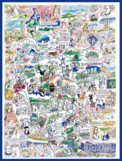 Herefordshire - Tim Bulmer 1000 Piece Jigsaw Puzzle