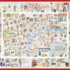Map Of London - Tim Bulmer 1000 Piece Jigsaw Puzzle -All Jigsaw Puzzles ajp bulmer london 1000 jig AJP10724