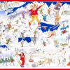 Skiing - Tim Bulmer 1000 Piece Jigsaw Puzzle