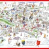 Map Of Sussex - Tim Bulmer 1000 Piece Jigsaw Puzzle -All Jigsaw Puzzles ajp bulmer sussex 1000 jig AJP10722