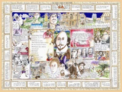 The Bard - Tim Bulmer - 300 Piece Wooden Jigsaw Puzzle