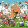 Christmas At Chaos Farm - No.1 1000 Or 500 Piece Jigsaw Puzzle