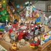 Chaos At Christmas Lunch - No. 11 1000 Or 500 Piece Jigsaw Puzzles