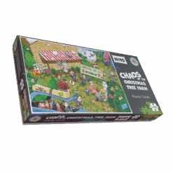 Chaos At Christmas Tree Farm - No. 10 1000 Or 500 Piece Jigsaw Puzzle -All Jigsaw Puzzles ajp chaos at christmas tree farm 1000 lid AJP10552