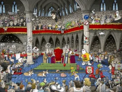 Chaos At The Coronation 1000 Piece Jigsaw Puzzle