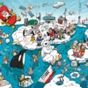 Chaos At The North Pole - No.18 1000 Piece Jigsaw Puzzle