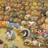 Christmas Chaos At Turkey Farm - No.3 1000 Or 500 Piece Jigsaw Puzzle -All Jigsaw Puzzles ajp chaos at the turkey farm 1000 jig AJP10469